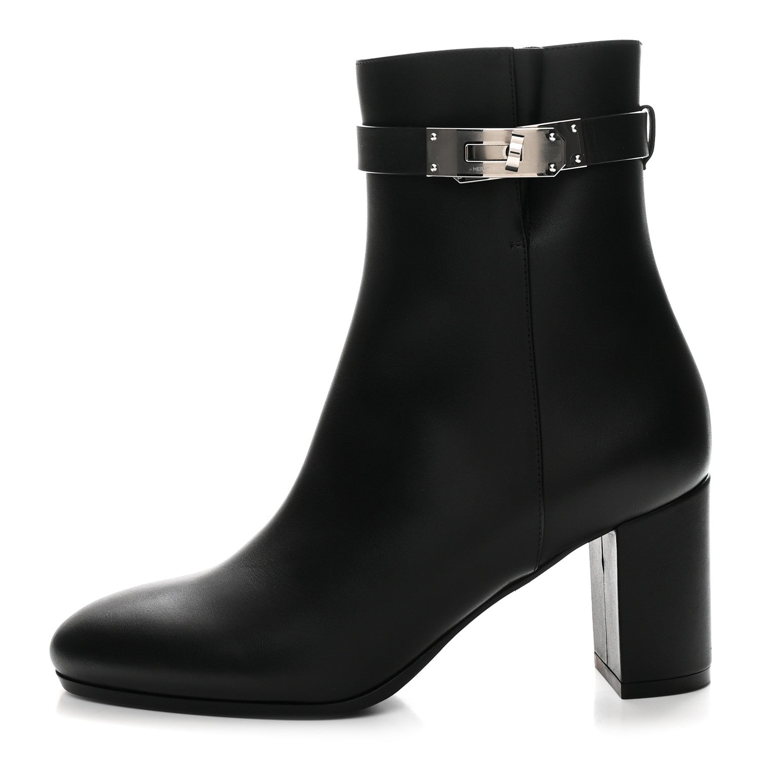 HERMES SAINT GERMAIN ANKLE BOOT CALFSKIN BLACK SHW