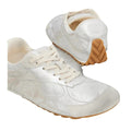 Bottega Veneta Orbit Flash Lace Up Low Top Sneakers - Silver