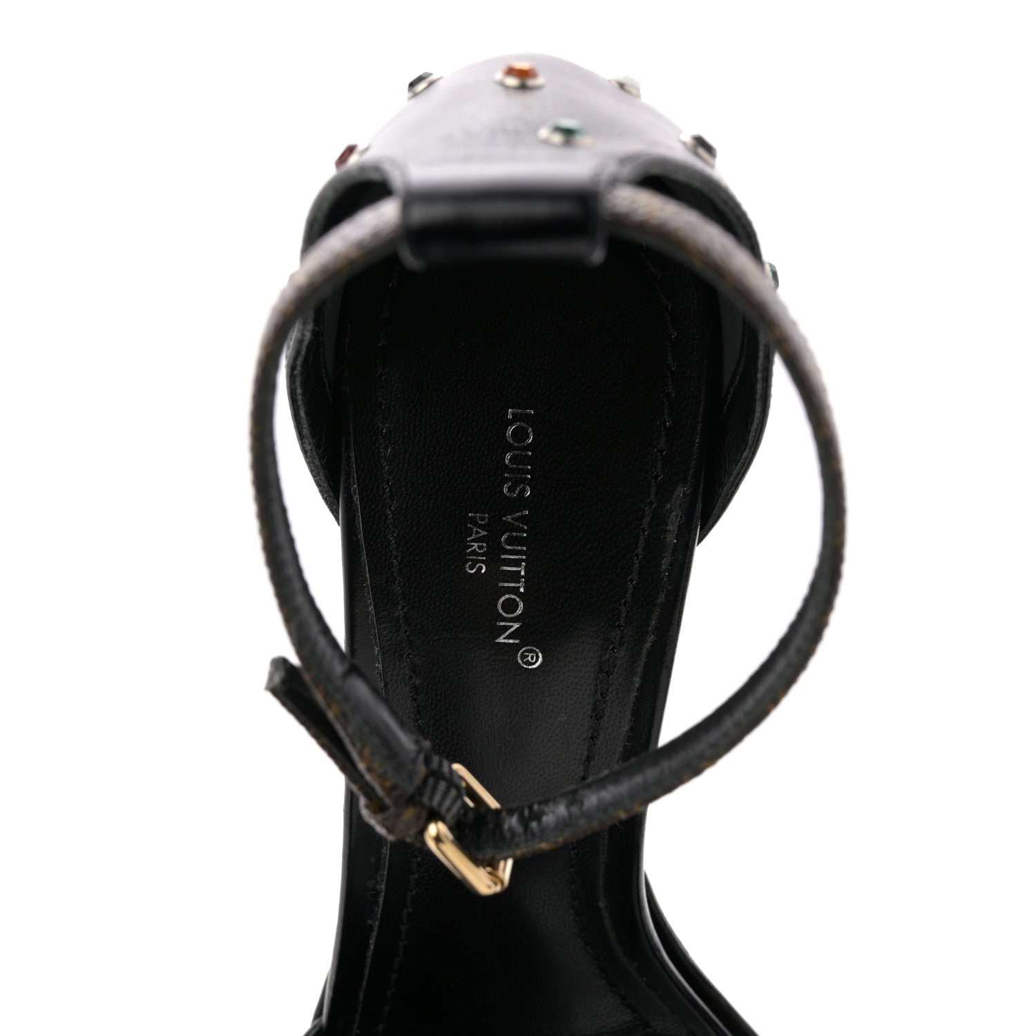 VERSACE PLATFORM SANDALS BLACK