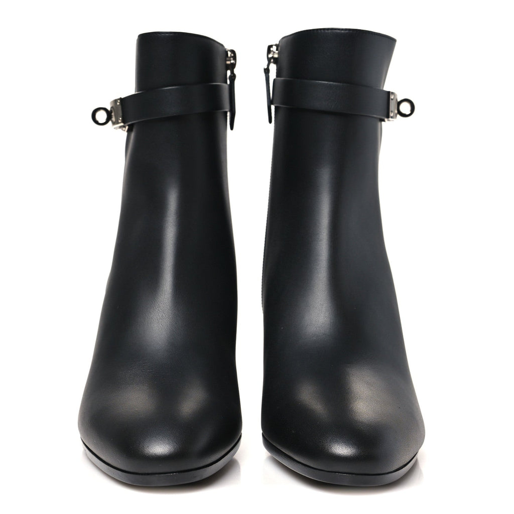 HERMES SAINT GERMAIN ANKLE BOOT CALFSKIN BLACK SHW