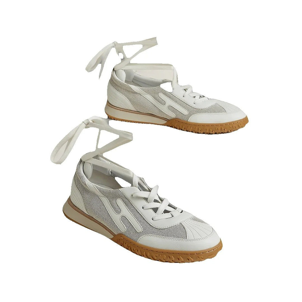 Hermès Mascot Sneaker - White/Beige