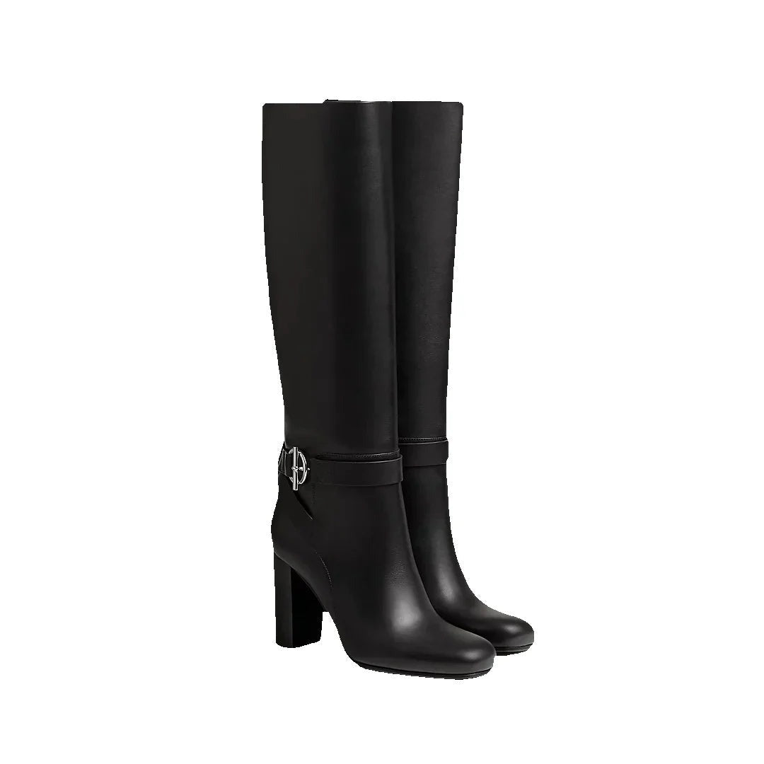 Hermès Lisiere 90 Boot - Black (different model - with buckle)