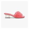 Fendi Mink FF Baguette Slide Sandal Salvia - Pink (heeled style, different model)