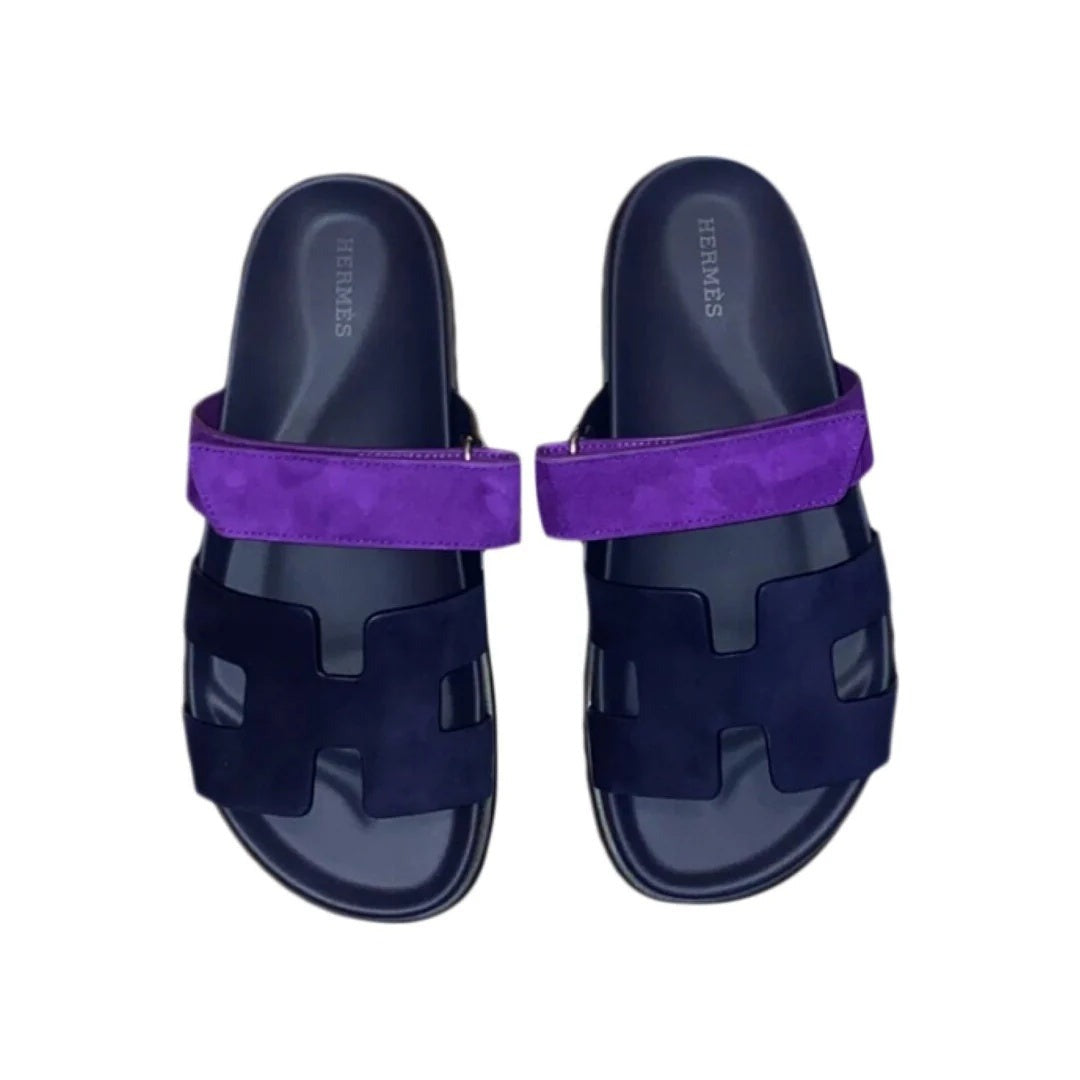 Hermès Chypre Sandal - Purple/Navy