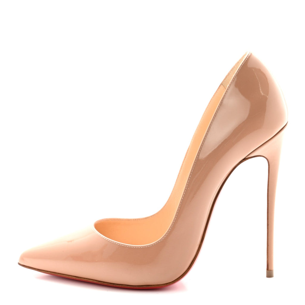 CHRISTIAN LOUBOUTIN PATENT SO KATE PUMP NUDE NUDE