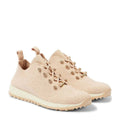 Jimmy Choo Veles Cashmere Knit Sneakers - Beige/Nude