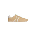 Celine Logo Velvet Suede Sneaker - Tan/Beige