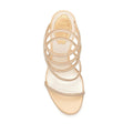 René Caovilla High Heel Sandal - Nude/Beige