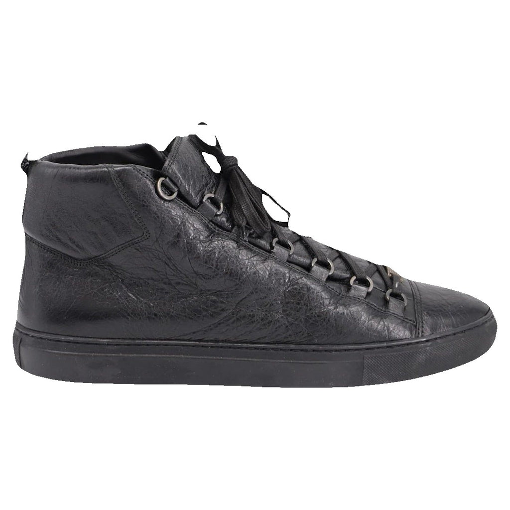 Balenciaga Arena Opaque High Top Sneakers - Black