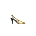 Miu Miu Pointed High Heels - Gold