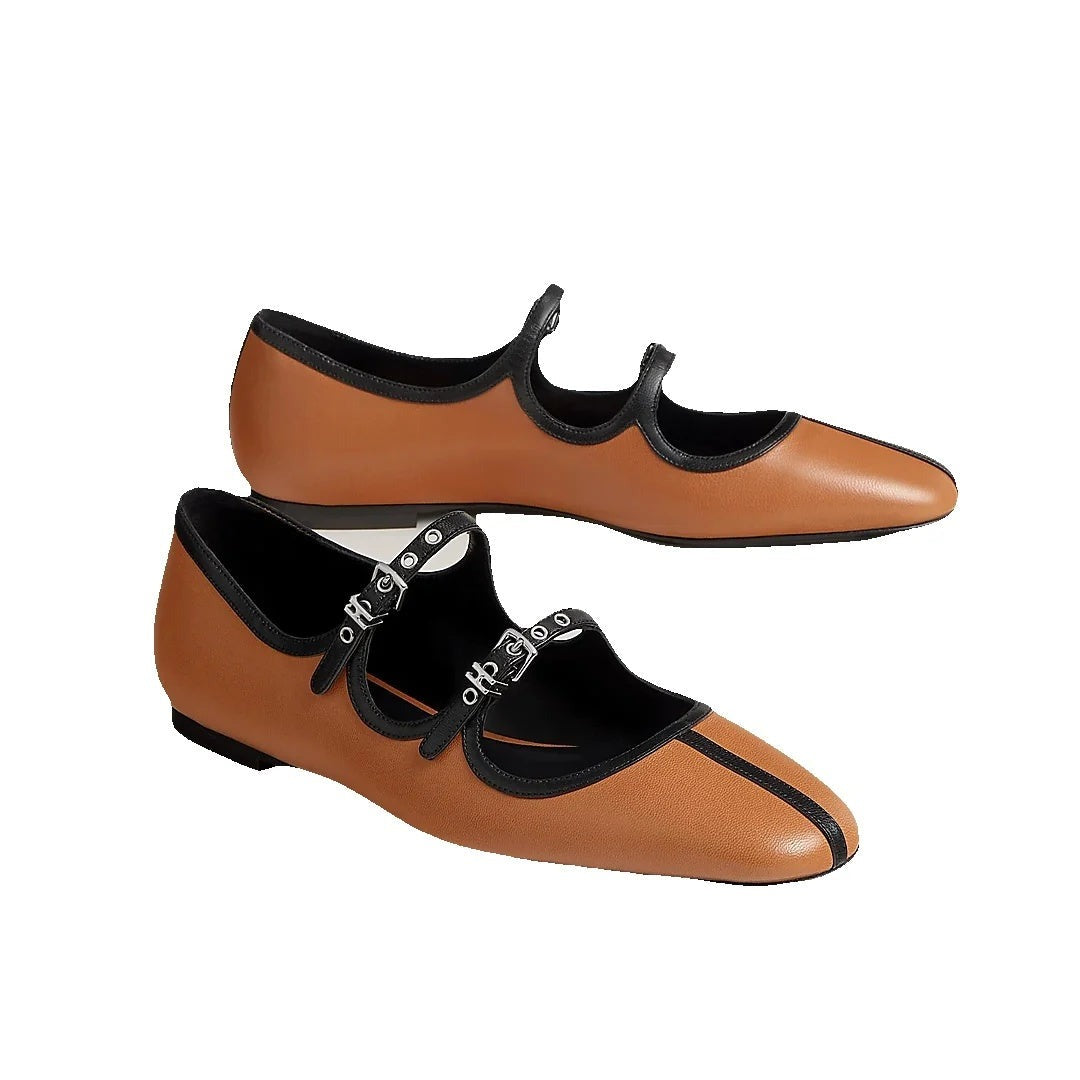Hermès Lilia Ballet Flat - Tan/Brown