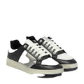 Saint Laurent SL/61 Lace-Up Leather Sneakers - Black/White