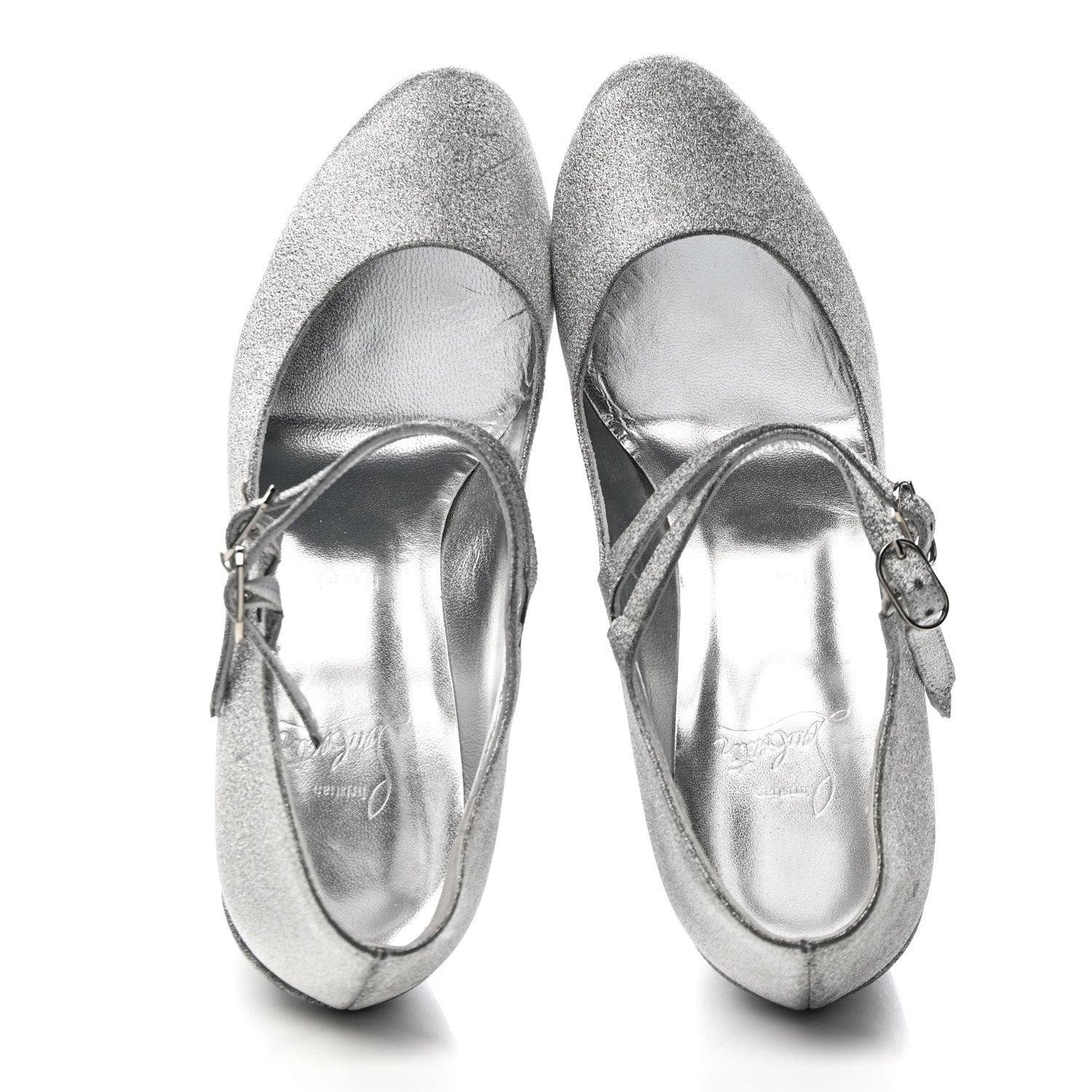MIU MIU PUMP SILVER