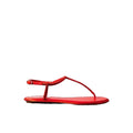 René Caovilla Diana 10 Crystal Flat Sandal - Red