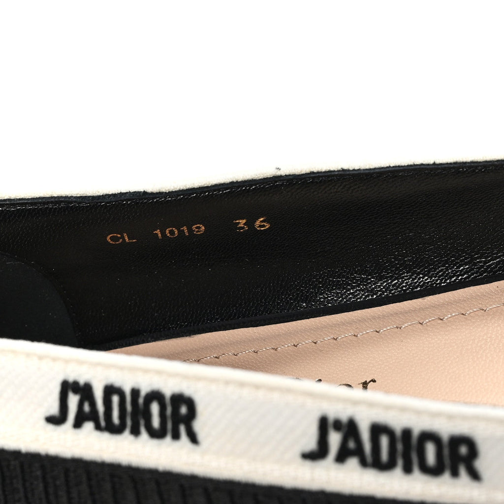 DIOR BALLET FLATS BLACK
