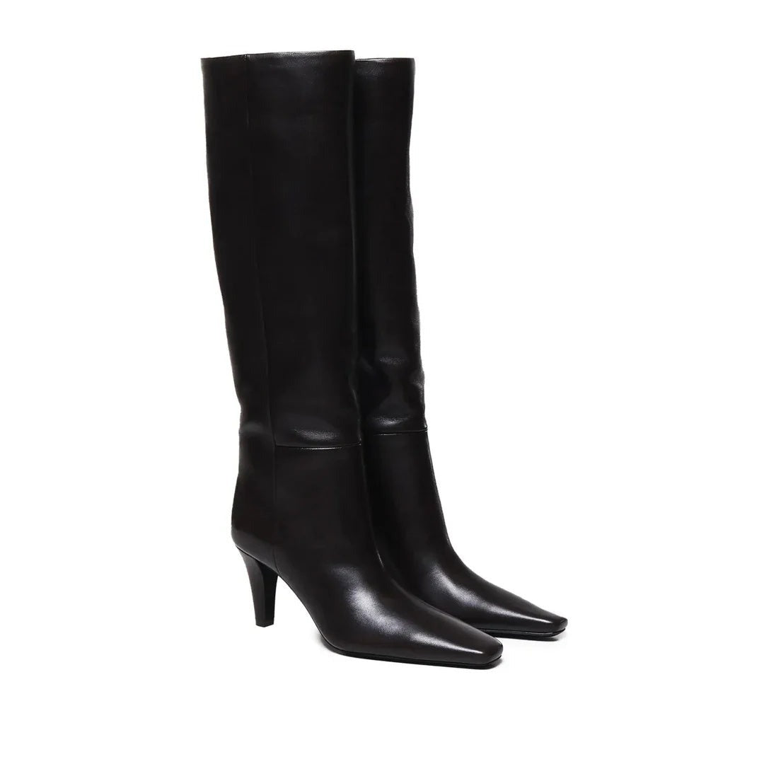 Saint Laurent 75mm Jill Boots - Black (knee-high, different model)