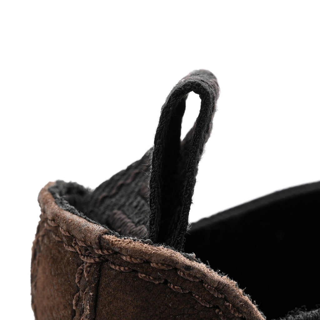 SAINT LAURENT WYATT SUEDE CHELSEA BOOTS BROWN