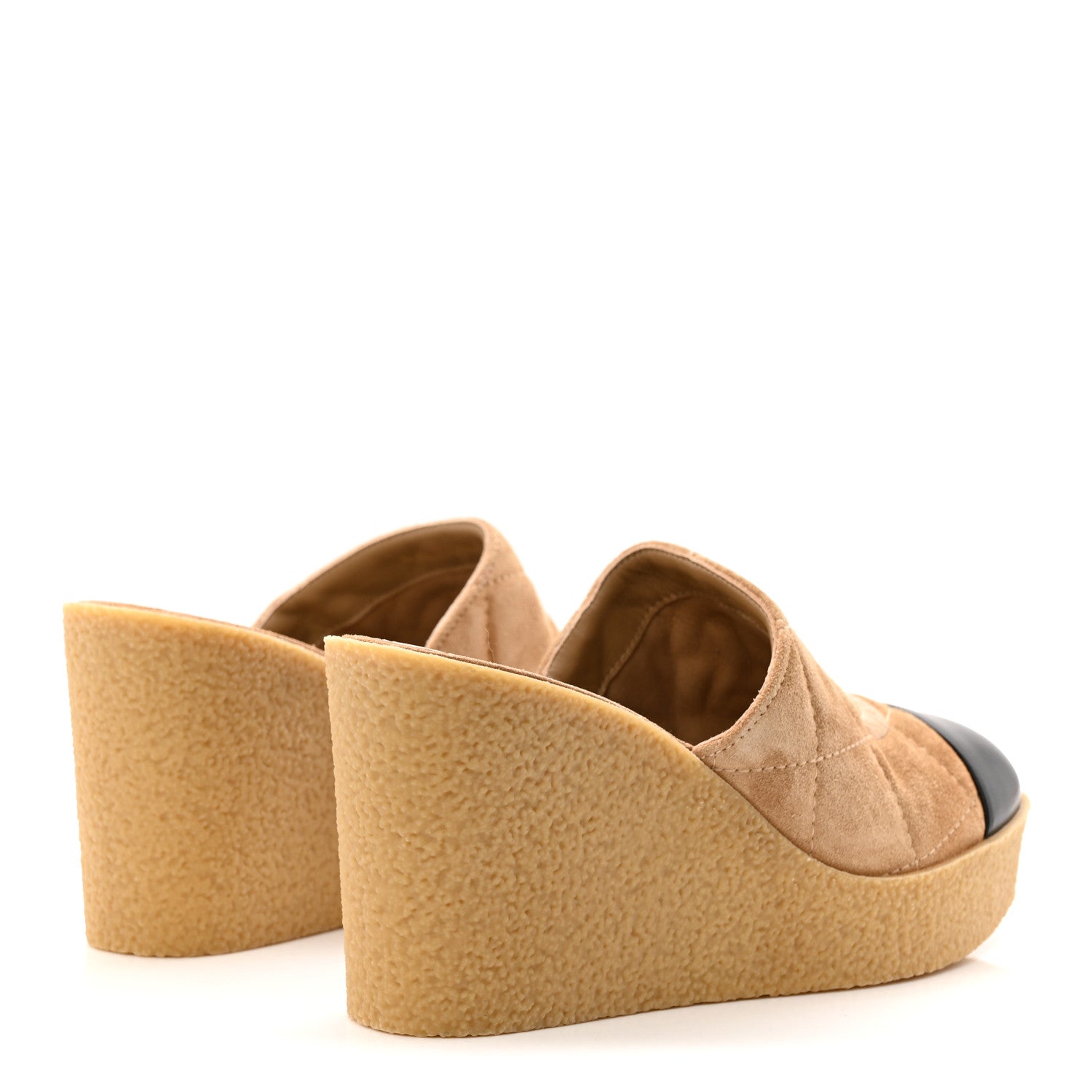 MIU MIU SUEDE MULES BEIGE