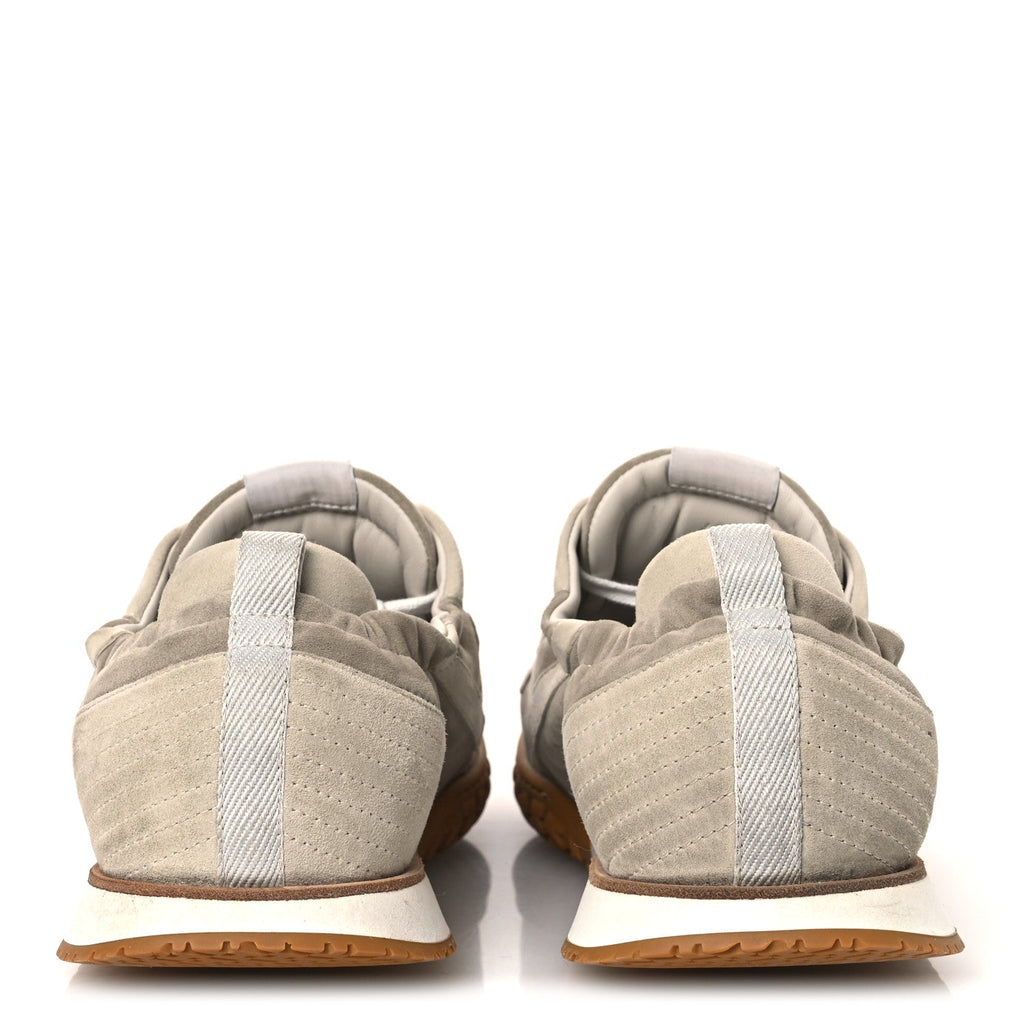 HERMES JET SNEAKER NAPPA / SUEDE GOATSKIN BEIGE ESQUISSE / GLAISE