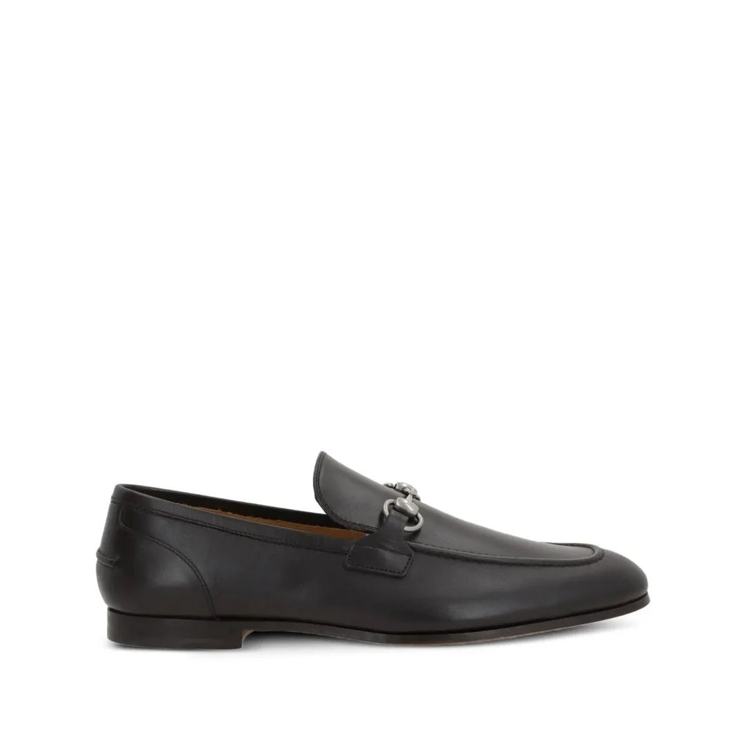 Gucci Edgar Horsebit-Embellished Leather Loafers - Black