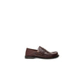Loewe Edge Calfskin Loafers Coil Detail Brown - Burgundy Croc