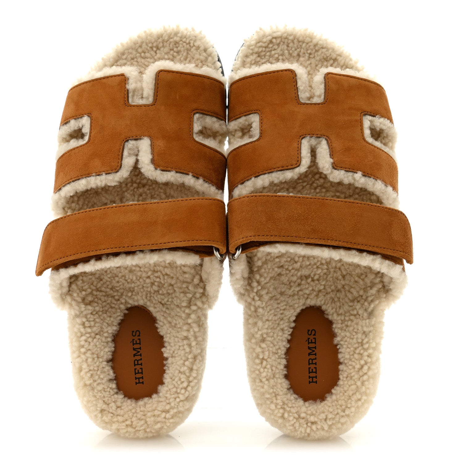 HERMES CHYPRE SANDALS NATUREL