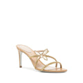 René Caovilla Butterfly-Embellished Sandal - Nude/Beige