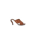 Loewe Leather Toggle Heeled Sandals 90 - Tan