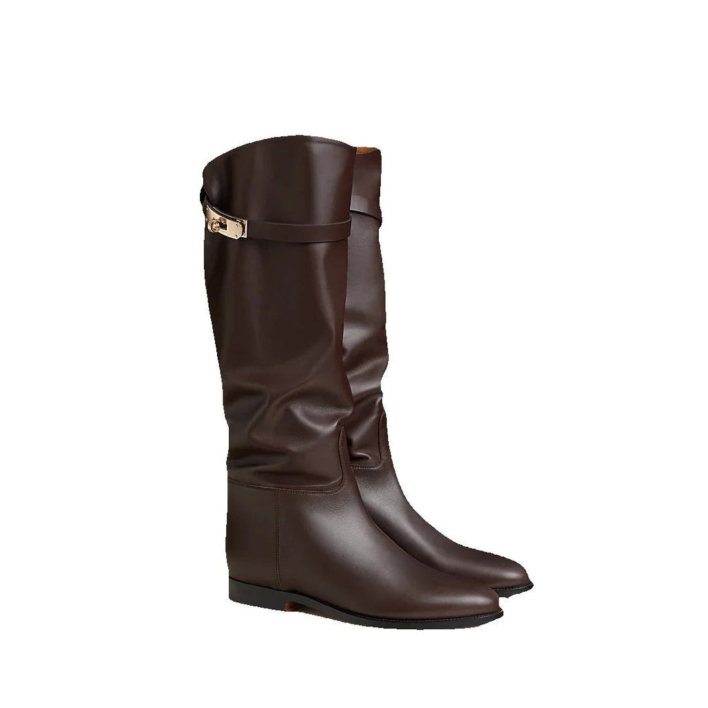 Hermès Jumping Boot Beige - Brown/Ebene