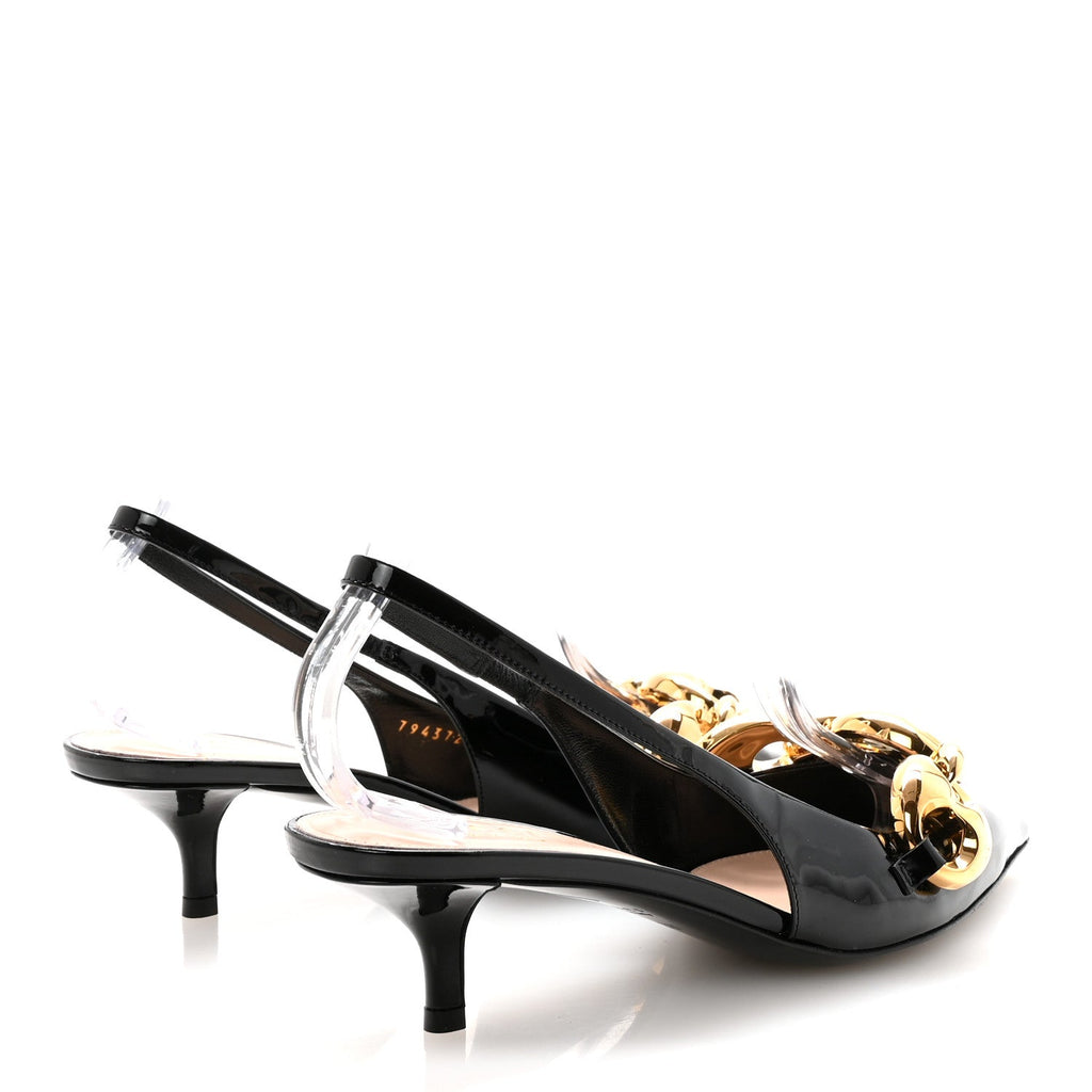 PRADA SLINGBACK PUMPS BLACK