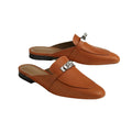 Hermès Monk Mule - Tan/Cognac