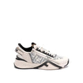 Fendi Flow Colorblock Suede Runner Sneakers - White/Black