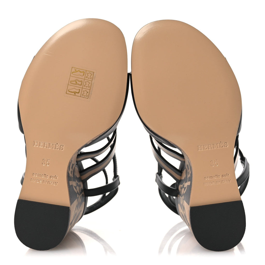 PRADA WEDGE SANDALS NATURAL