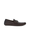 Gucci Horsebit-Embellished Webbing-Trimmed Suede Loafers - Dark Brown