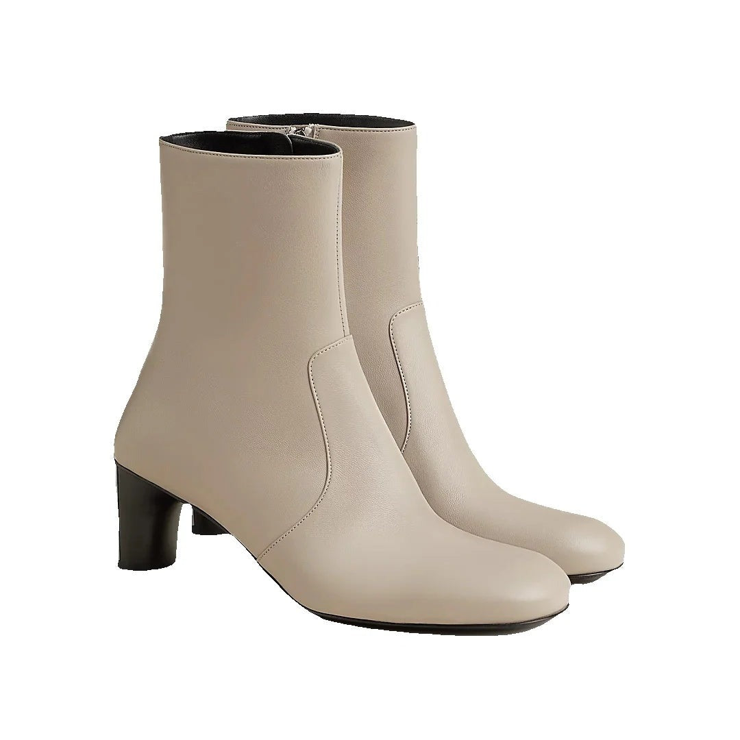 Hermès Lisa 55 Ankle Boot - Beige/Cream