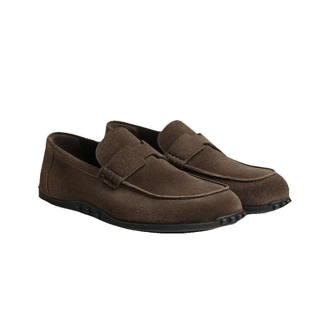 Hermès Lazy Loafer Beige - Camel/Brown