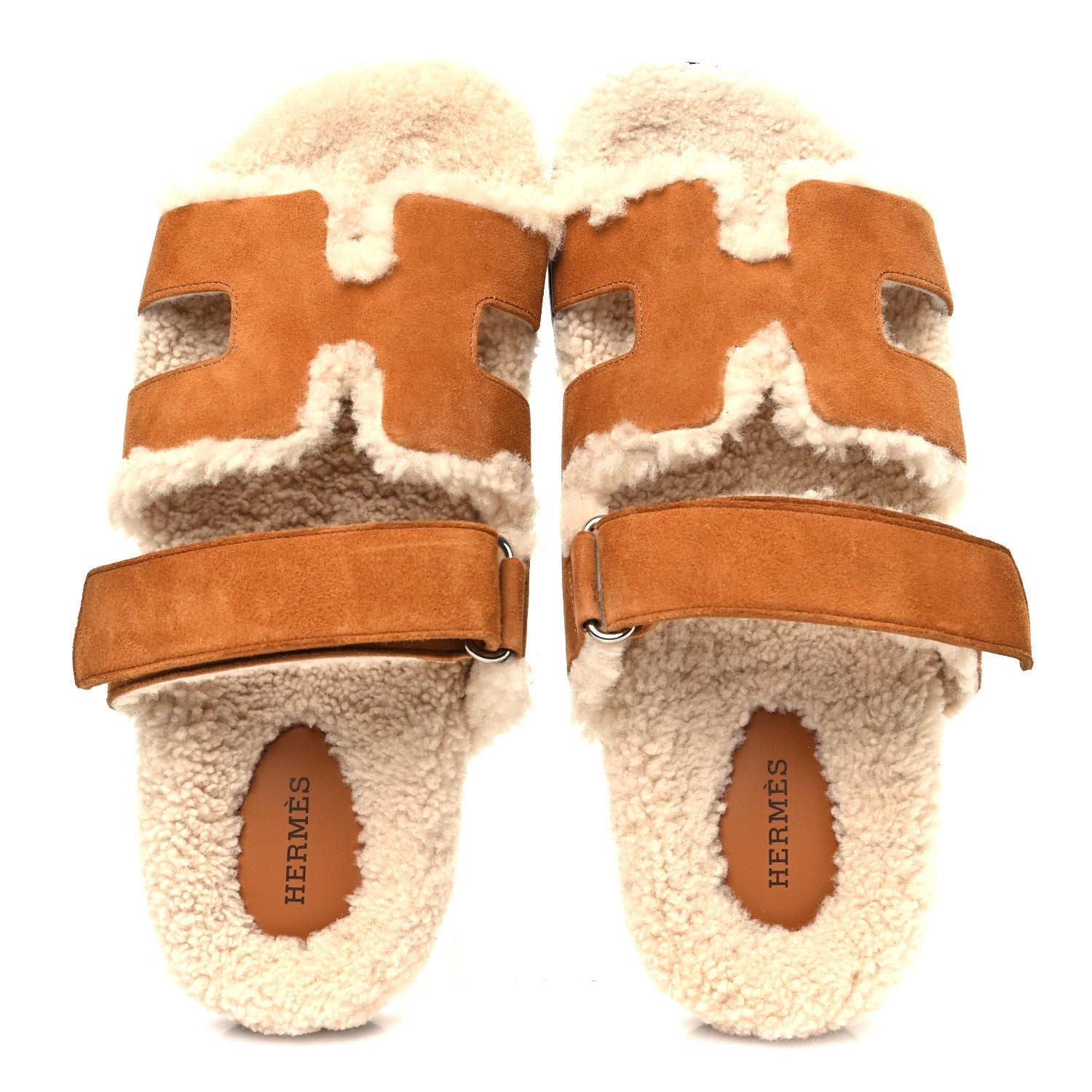 HERMES CHYPRE SANDALS NATUREL