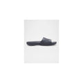 Burberry Dive Embossed Slide Sandals - Dark Gray/Navy