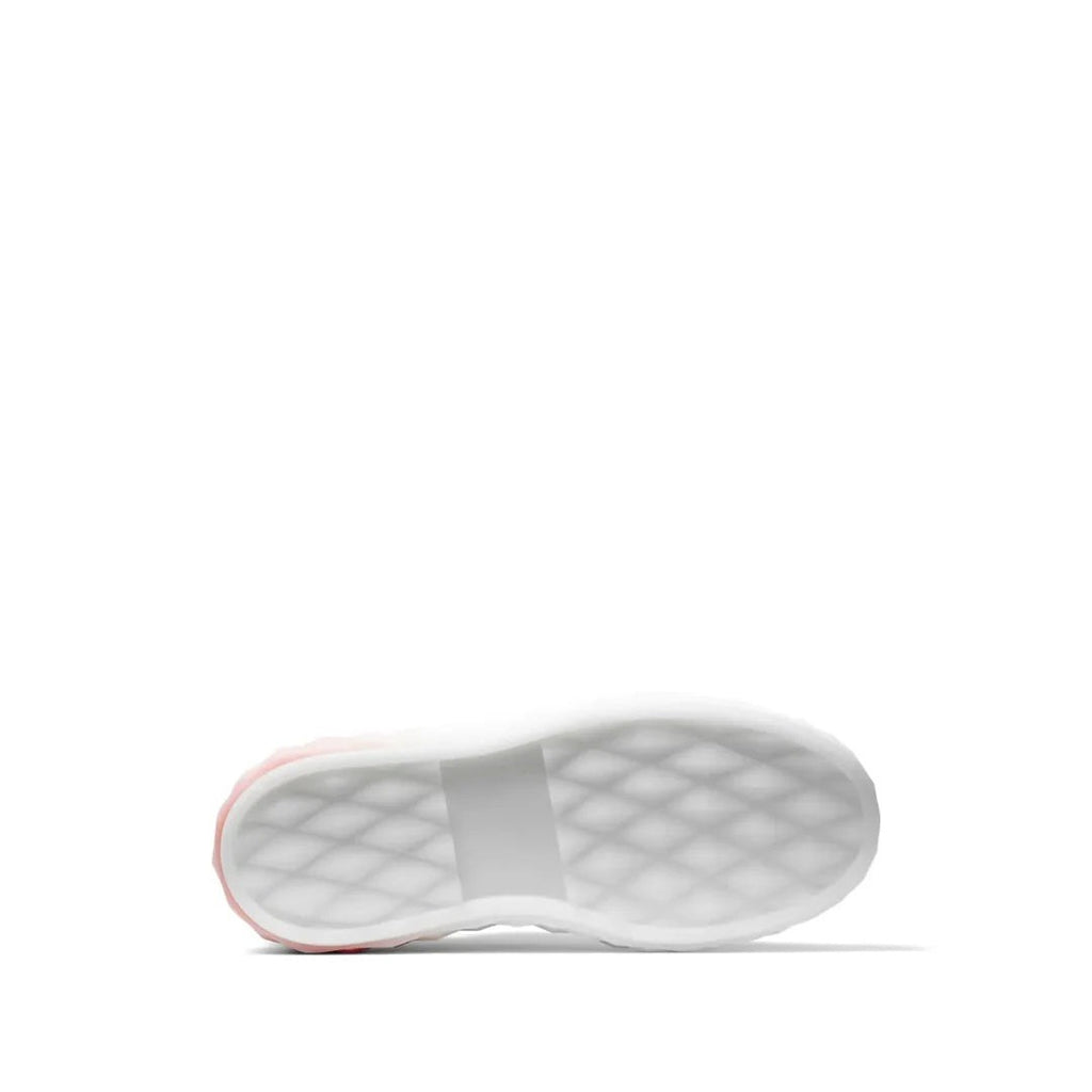 Jimmy Choo Diamond Light Maxi Leather Sneakers - White/Pink