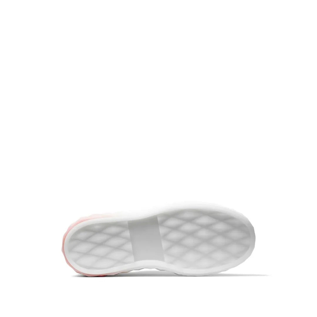 Jimmy Choo Diamond Light Maxi Leather Sneakers - White/Pink