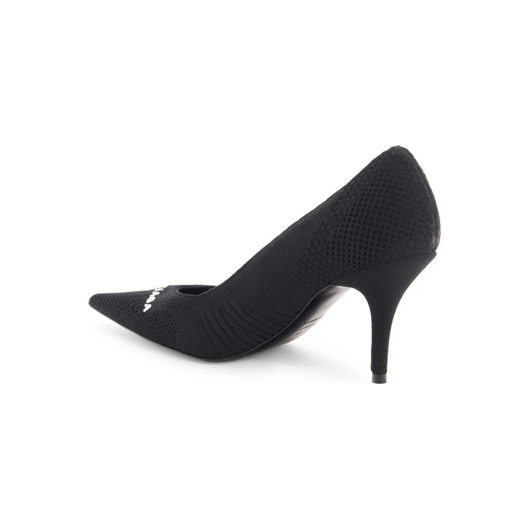 Balenciaga BB Square Knife Pointed Toe Pump - Black