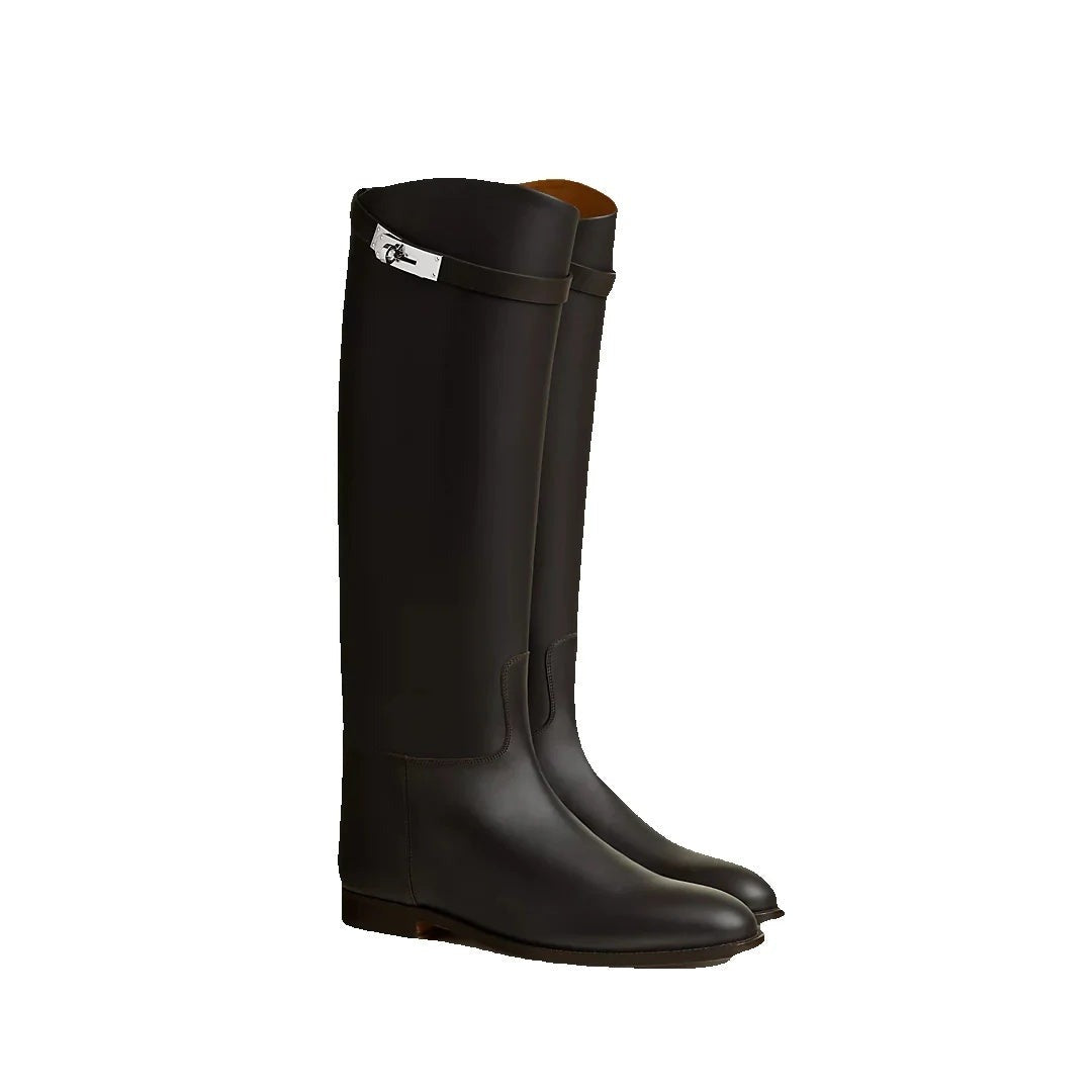 Hermès Jumping Boot Beige - Brown/Ebene
