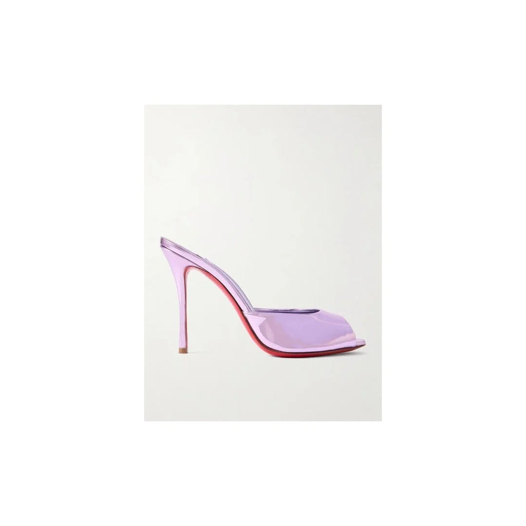 Christian Louboutin Me Dolly Patent Leather Mules 100 - Lilac/Purple