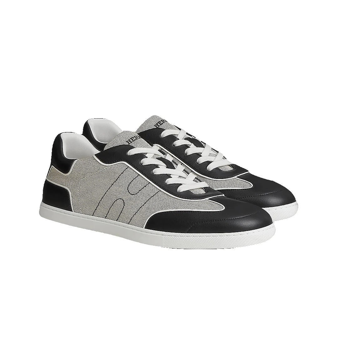 Hermès Match Sneaker - Black/White