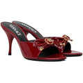 Versace Opera Bow Nappa Sandals 85mm - Red