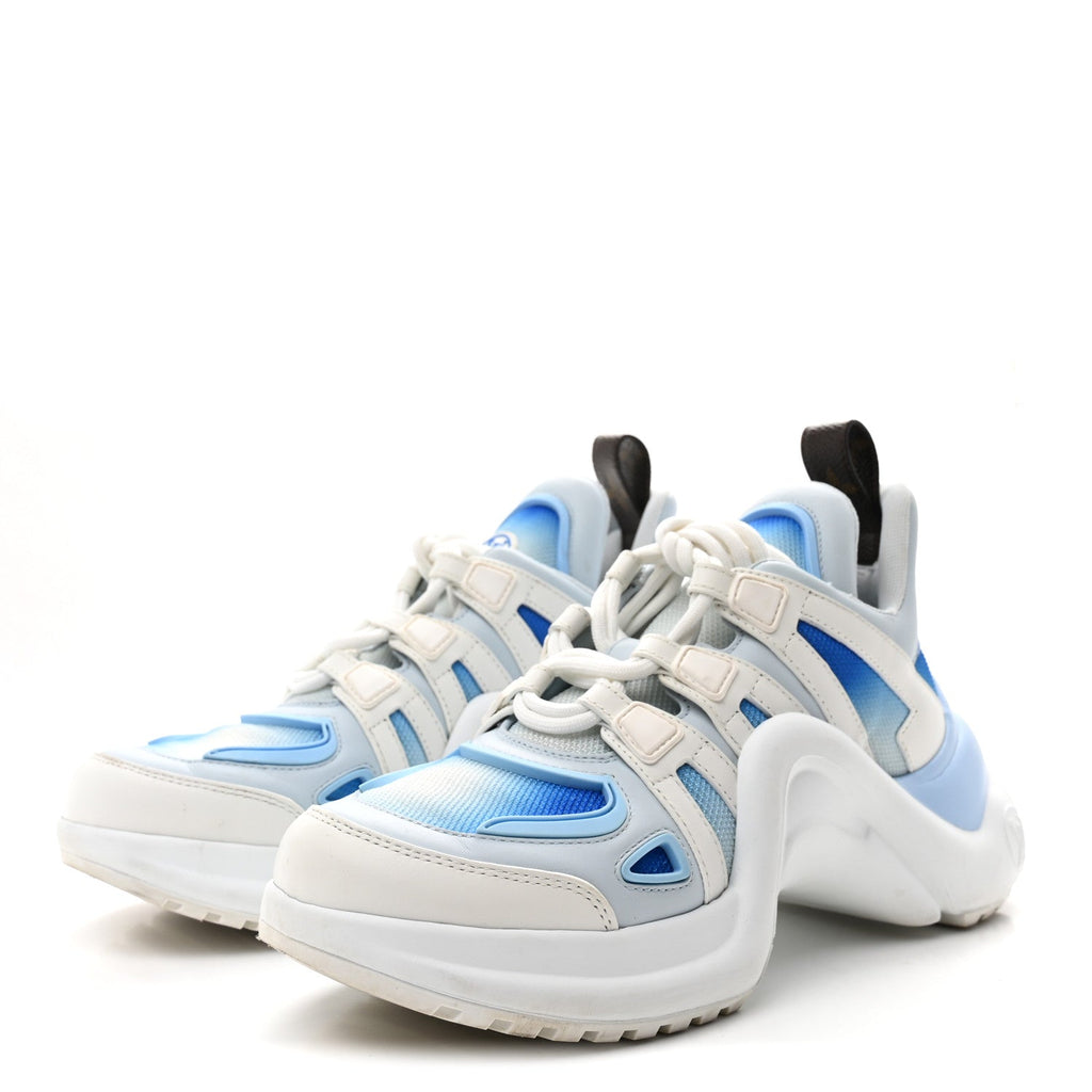 LOUIS VUITTON LV ARCHLIGHT GRADIENT SNEAKERS LIGHT BLUE