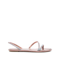 René Caovilla Round-Toe Flat Sandal - Pink