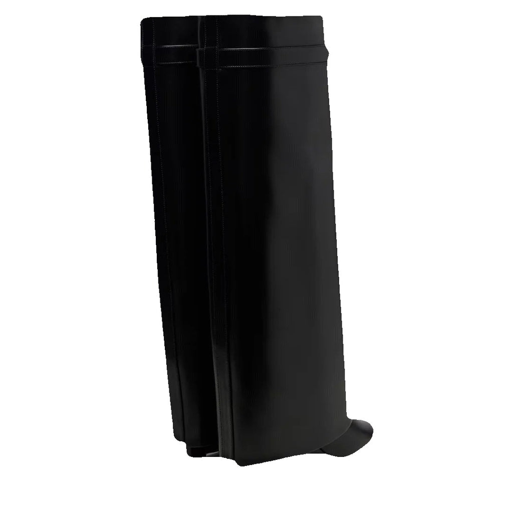 Givenchy Shark Pinch 90 Leather Knee-High Boots - Black