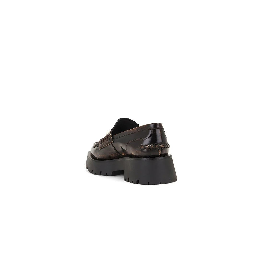 Alexander Wang Carter 75 Platform Loafer Black - Brown