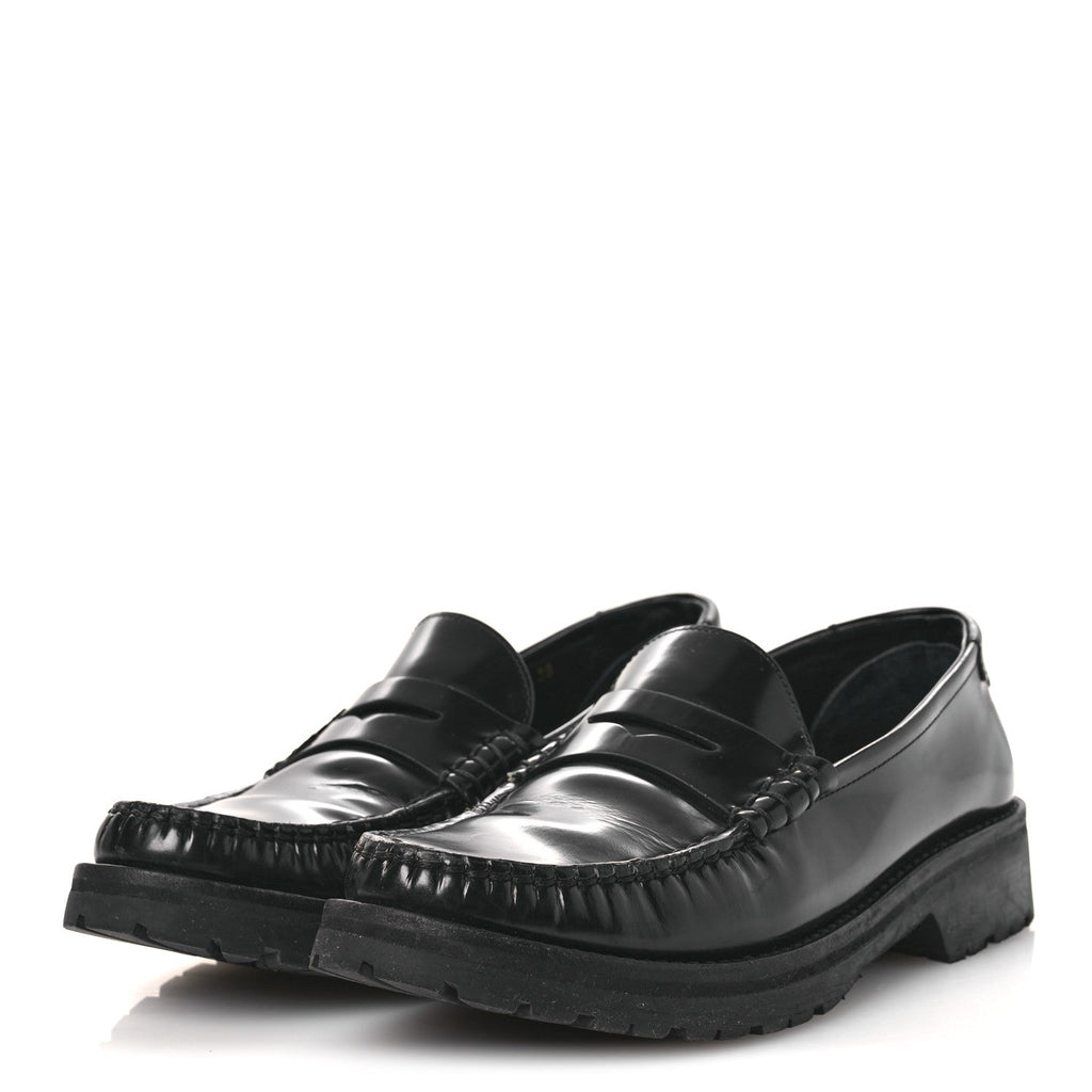 SAINT LAURENT TRIBUTE PLATFORM SANDALS BLACK